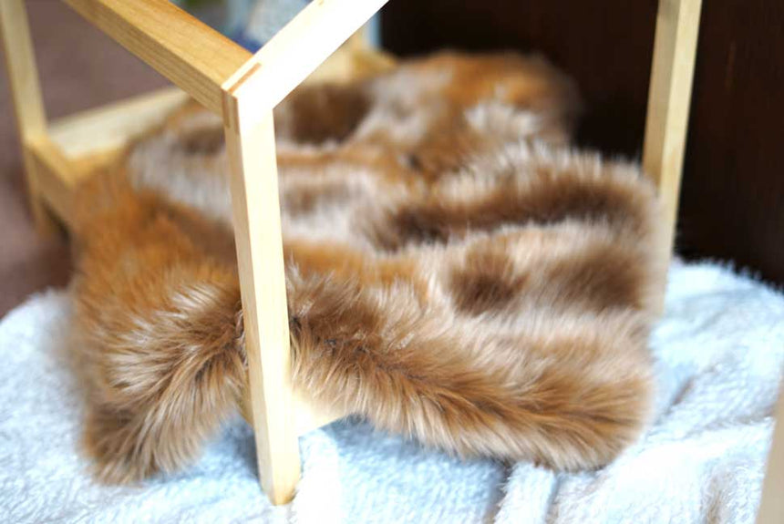 ファーブランケット ブラウン