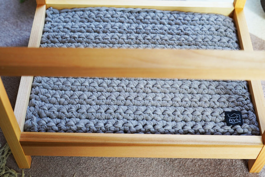 手編みマット全景